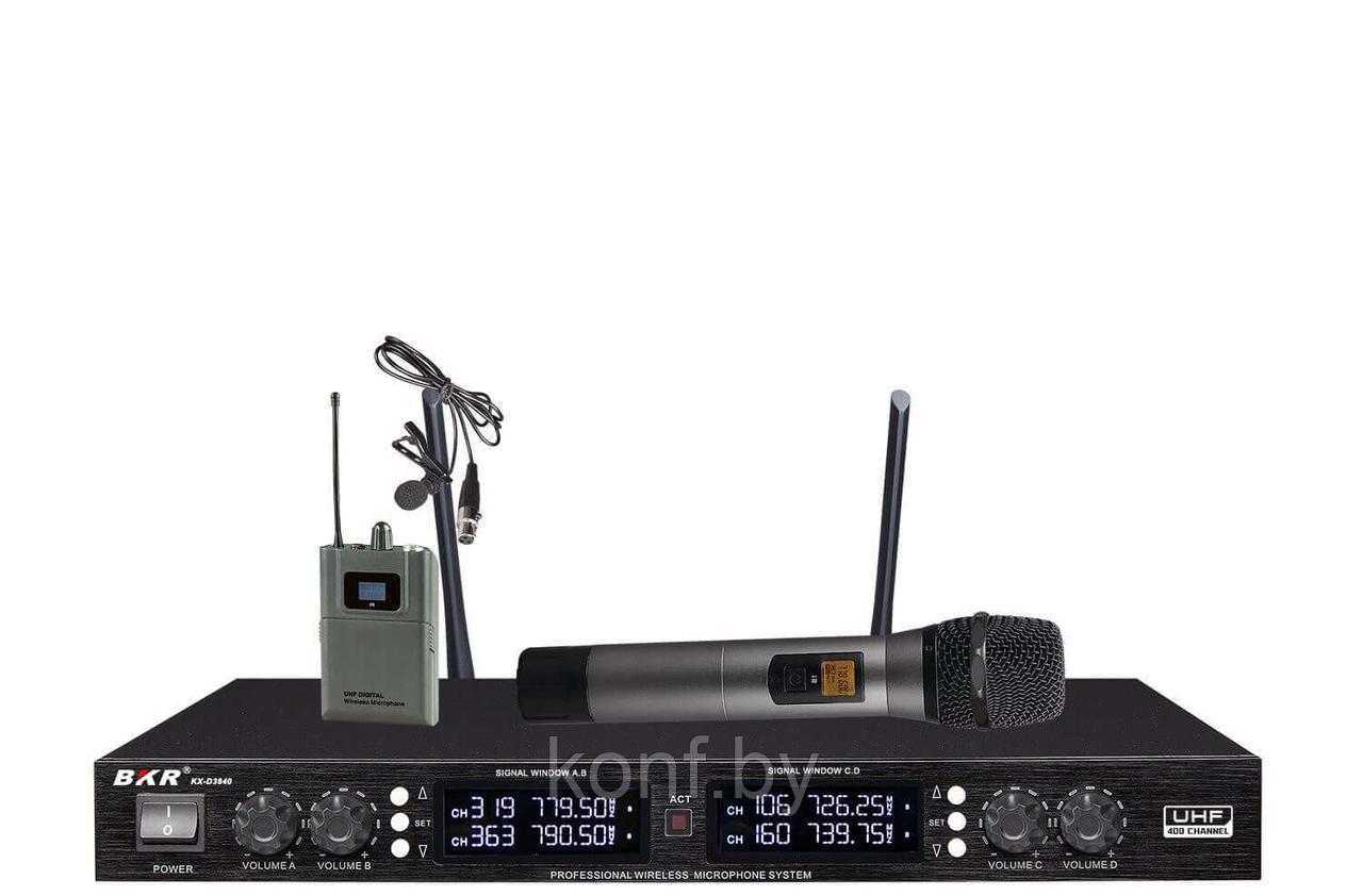 Радиомикрофоны clevermic BKR KX-D3840 (два ручных + два петличных)