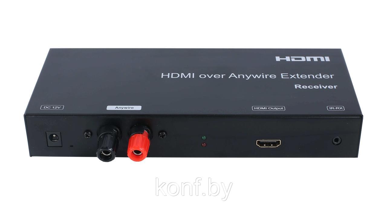 Удлинитель HDMI через 2-х жильный кабель (приемник)
