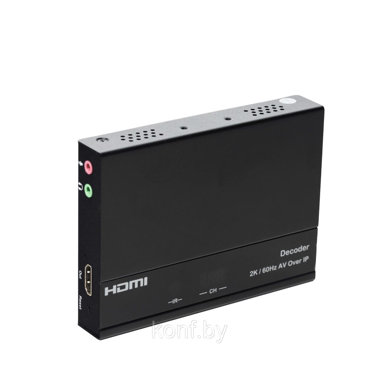 Удлинитель H.265/H.264 1080P AV over IP (приемник)