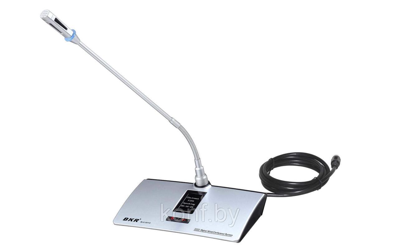 Микрофонный пульт председателя clevermic BKR BLS-3511C Silver