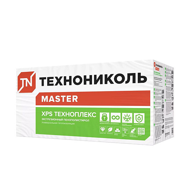 ТехноНиколь XPS ТЕХНОПЛЕКС 30*1180*580 0,266916/м3 8,8972/м2 экструдированный пенополистирол