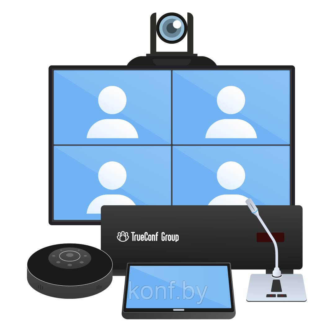 ВКС-терминал для инсталляционных проектов TrueConf Group Silent AV-Ready