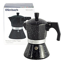 Кофеварка гейзерная 300 мл. Ofenbach (6 порций) с индукционным дном NB 101105