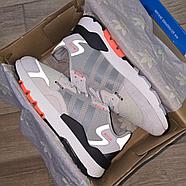 Кроссовки Adidas Nite Jogger Gray Orange, фото 7