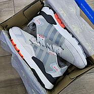 Кроссовки Adidas Nite Jogger Gray Orange, фото 6
