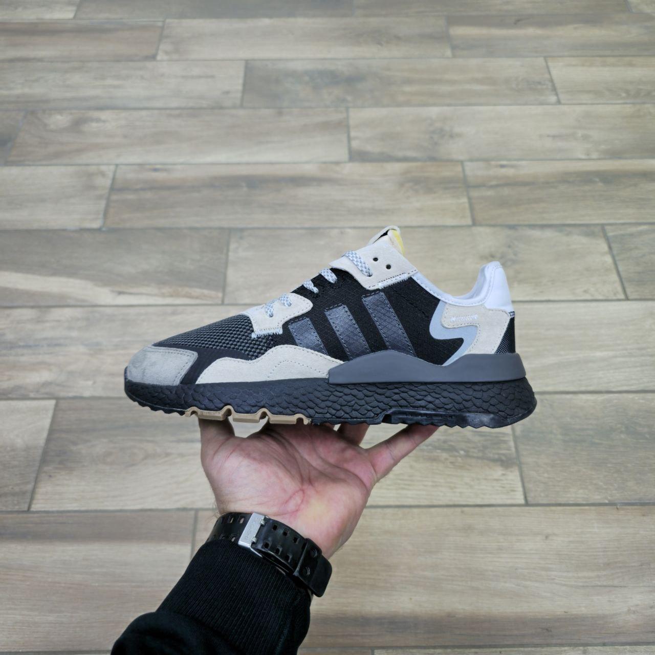 Кроссовки Adidas Nite Jogger Black Gray