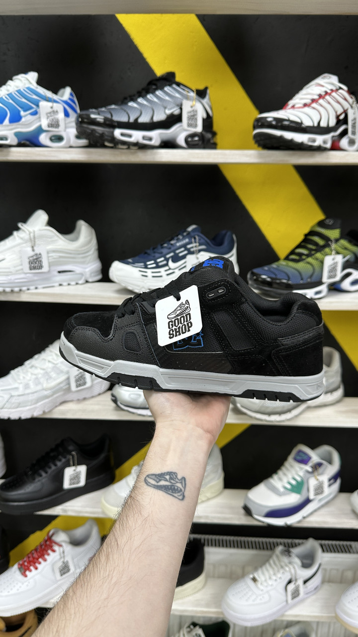 Кроссовки DC Stag Black Grey Blue