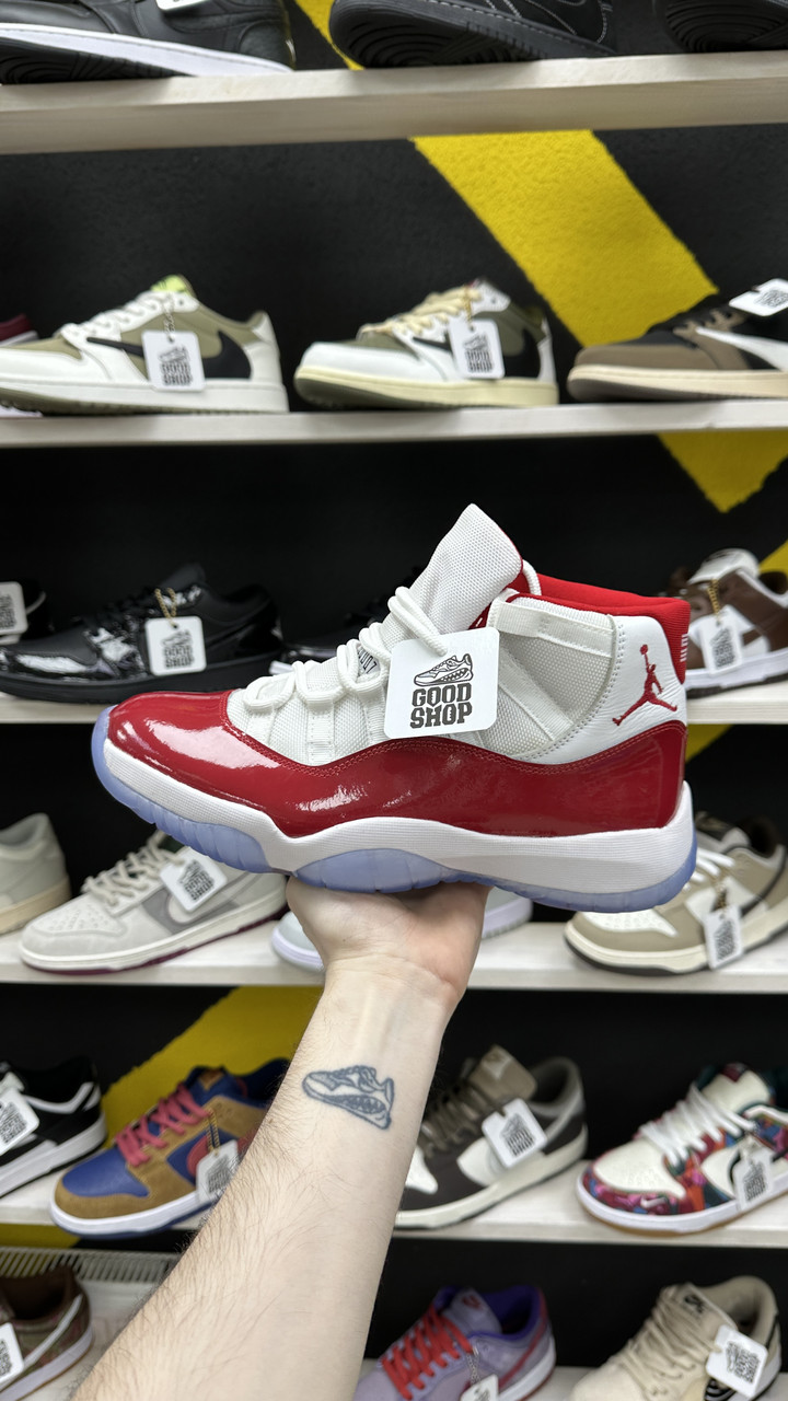 Кроссовки Air Jordan 11 High Red White Blue