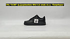 Кроссовки Nike Air Force 1 All Black Low, фото 3