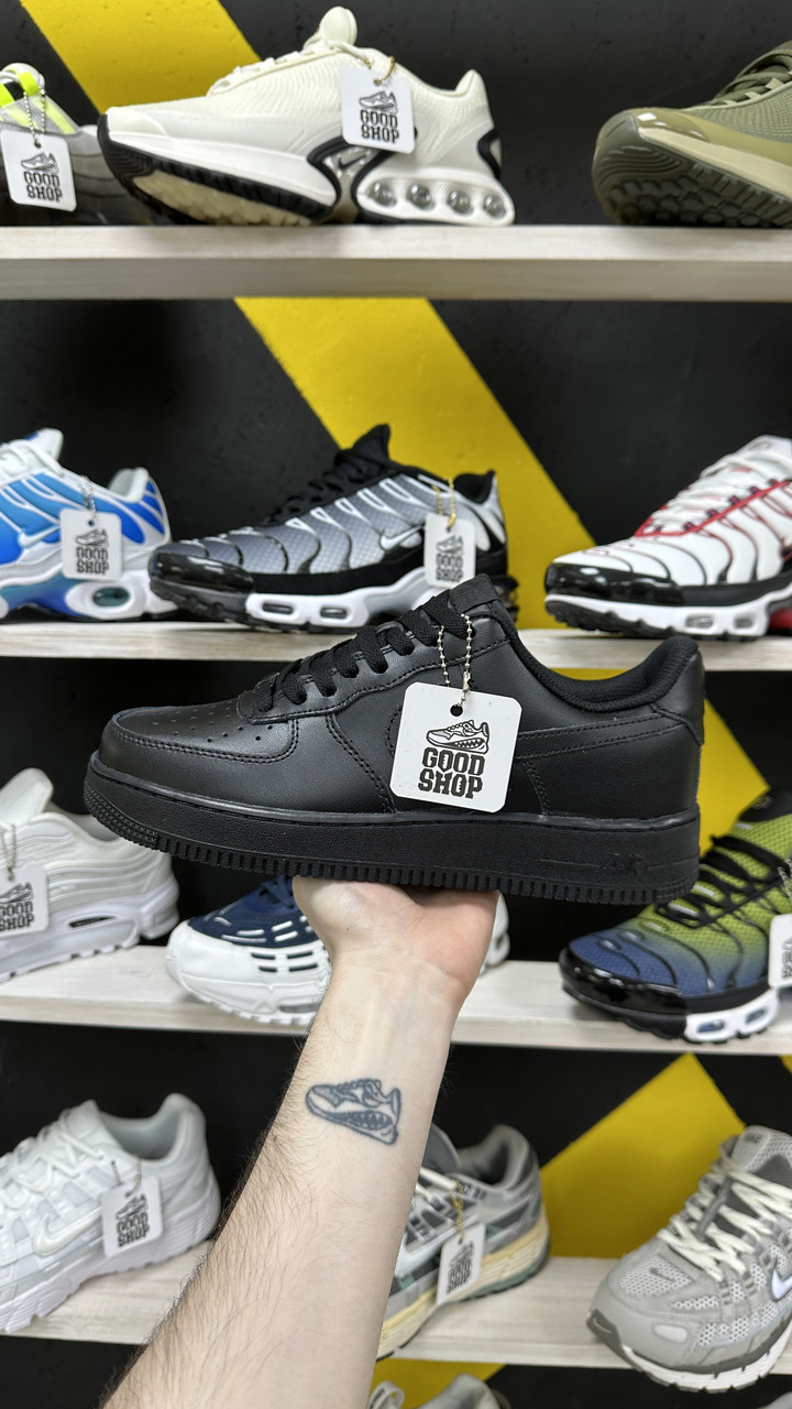 Кроссовки Nike Air Force 1 All Black Low