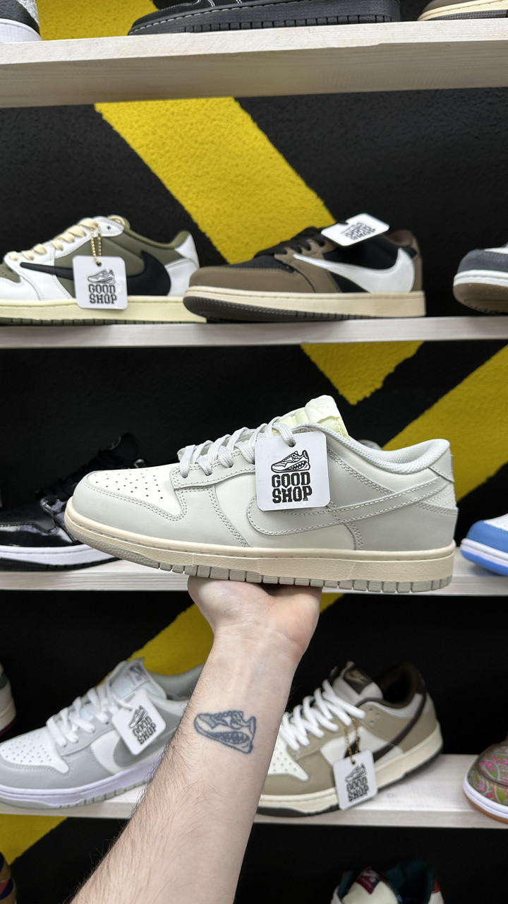 Кроссовки Nike Dunk Low Grey Beige White