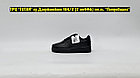 Кроссовки Nike Air Force 1 All Black Low, фото 3