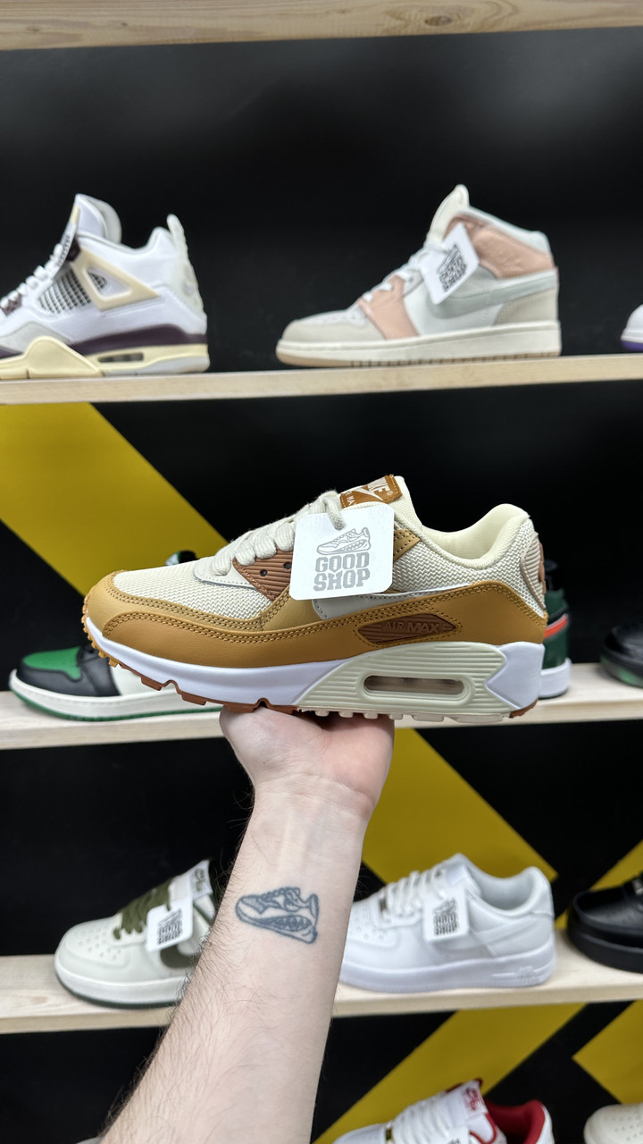 Кроссовки Nike Air Max 90 Orange Beige White