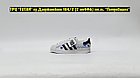 Кроссовки Adidas Superstar x Disney White Black Blue, фото 3