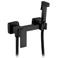 Смеситель с гигиенической лейкой Frap F7504-6 Черный