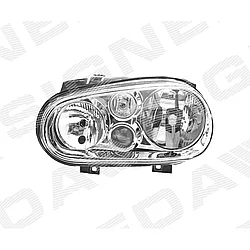 Передняя фара (левая) для Volkswagen Golf IV