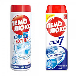Средство чистящее Пемолюкс "Сода 5. Extra. Ослепительно белый", 480г