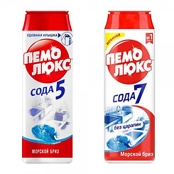 Средство чистящее Пемолюкс "Сода 5. Морской бриз", порошок, 480г
