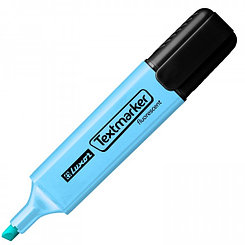 Текстовыделитель Luxor "TextMarker", 1-4,5мм, синий, флуоресцентный