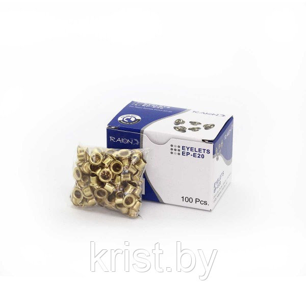 Люверсы "RAION" EPE-20 Brass, 4мм, бронзовые