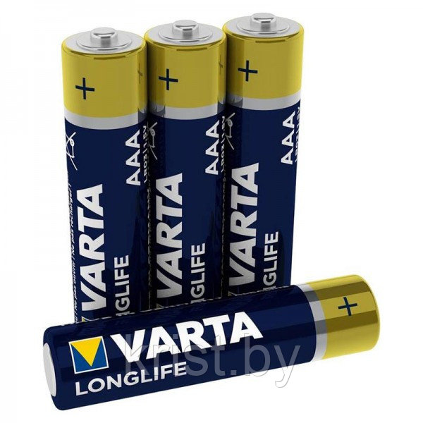 Батарейка VARTA LONGLIFE LR03 AAA B8, 1,5V, 8шт/уп, цена за 1шт