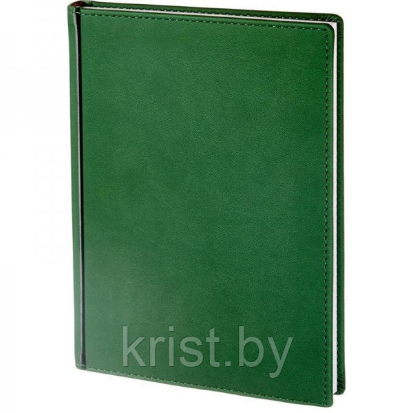 Ежедневник недатированный Attache Velvet, А5+, 136л, зелёный