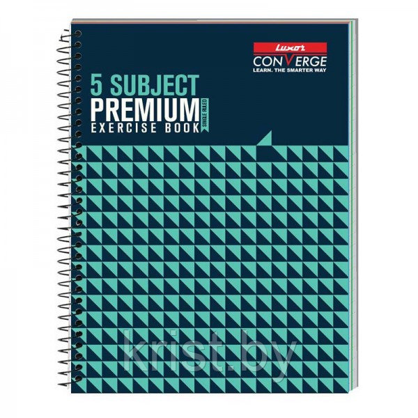 Тетрадь luxor "Premium" 5 предметов, 125л, 18х24см, линейка