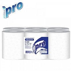 Полотенца бумажные PROtissue Premium, 2 слоя, 38г/м2, 1рул, 150м