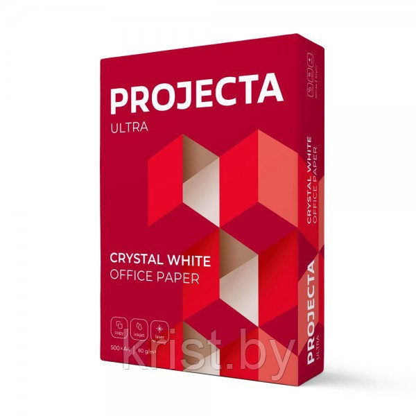 Бумага PROJECTA Ultra, А4, марка A, 80г/м2, 500л
