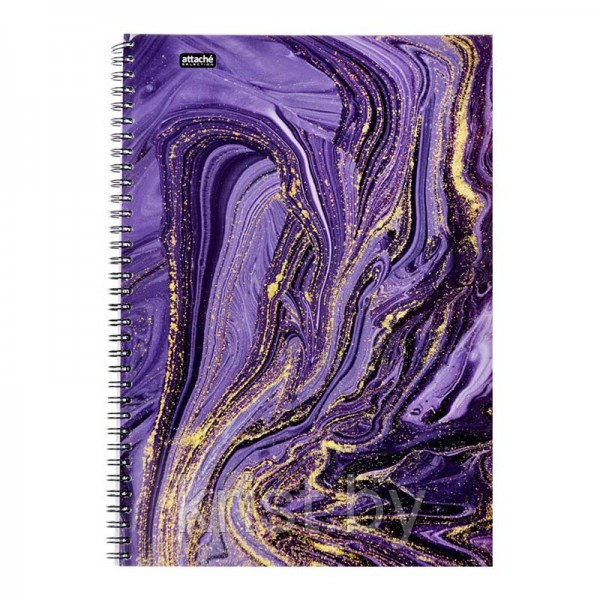 Бизнес-тетрадь Attache Selection Fluid, 96л, А4, клетка