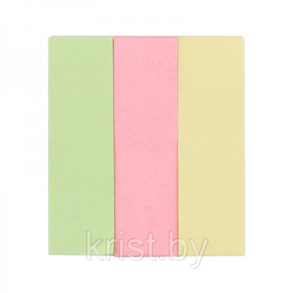 Флажки-закладки бумажные Attache, 15*50мм, 120л(40л*3цв)