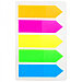 Флажки-закладки пластиковые Deli, 43*12мм, стрелки, неон, 100л(20л*5цв), фото 2