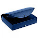 Короб архивный пластиковый на кнопке OfficeSpace, 70мм, синий, фото 2