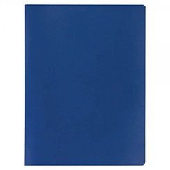 Папка с пружинным скоросшивателем Staff, А4, 15мм, 500мкм, синяя