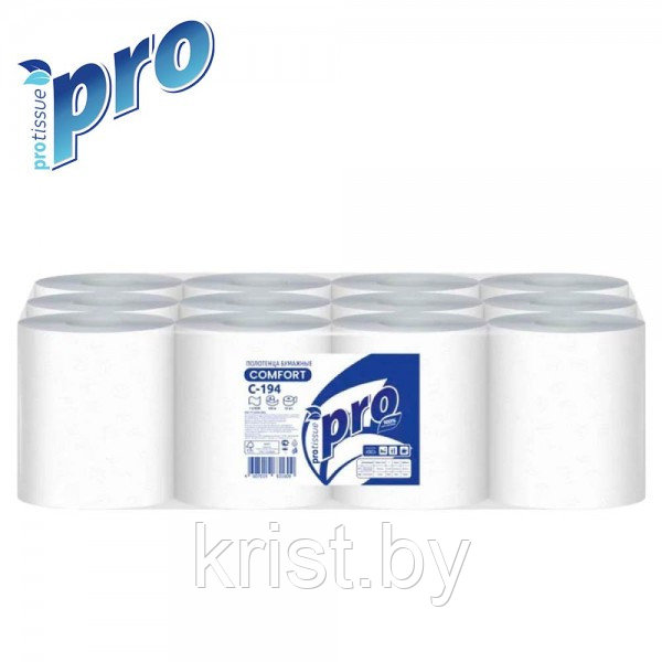Полотенца бумажные PROtissue Comfort, 1 слой, 25г/м2, 1рул, 120м