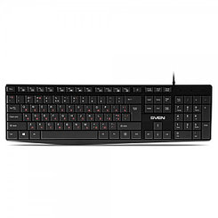 Клавиатура проводная SVEN KB-S305, USB, чёрная