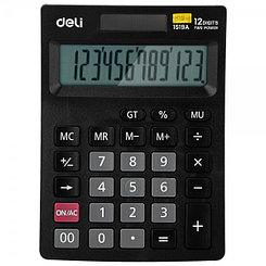 Калькулятор инженерный Deli 1519A, 12-разрядный, чёрный