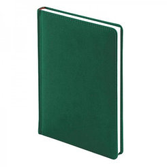 Ежедневник недатированный Attache Velvet, А5+, 136л, тёмно-зелёный