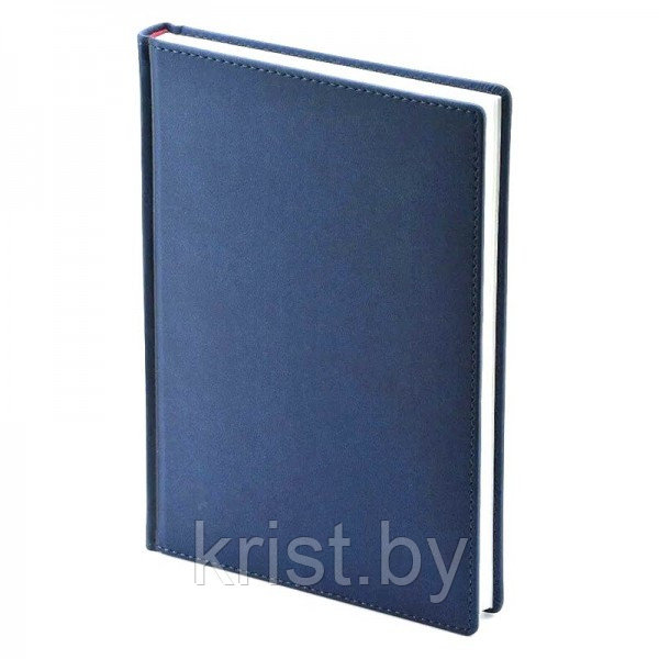 Ежедневник недатированный Attache Velvet, А5+, 136л, тёмно-синий