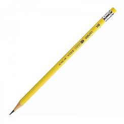 Карандаш чернографитный Deli HC900-HB, 190мм, HB, дерево, не заточен
