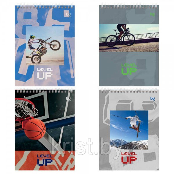 Блокнот BG "Активный спорт", А5, 40л, клетка
