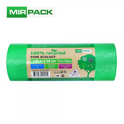 Мешки для мусора Mirpack Pure Ecology био, 40мкм, 180л, 10шт/рул