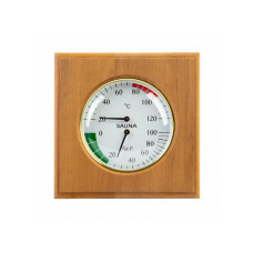 Термогигрометр квадрат (термодревесина)