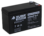 Аккумулятор 12V 7Ah ZUBR GP
