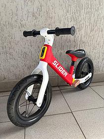 Беговел Slider FM022R (красный) надувные колёса 12 дюймов