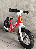 Беговел Slider FM022R (красный) надувные колёса 12 дюймов, фото 2