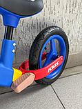 Беговел Slider FM023B (синий) надувные колёса 12 дюймов, фото 5