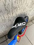 Беговел Slider FM023B (синий) надувные колёса 12 дюймов, фото 6