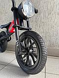 Беговел Chopper CH3R (красный) Надувные колеса 12 дюймов, фото 5