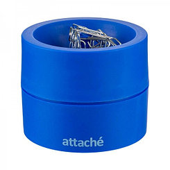 Скрепочница  магнитная Attache, синяя